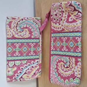 Vera Bradley Capri Melon Wallet & Eyeglass Case Set - Retired Vintage